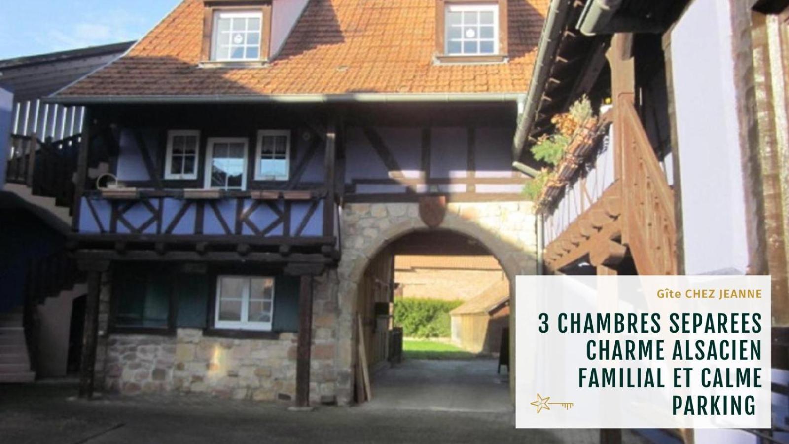 Gite Jeanne Familial - Calme - Parking Ebersheim Esterno foto